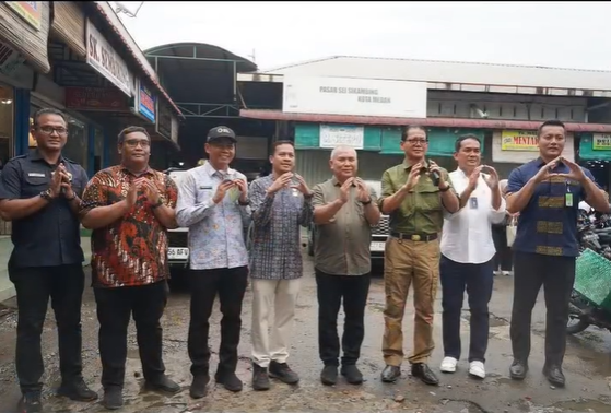 Monitoring Pos PAS AMAN di Pasar Sei Sikambing Kota Medan